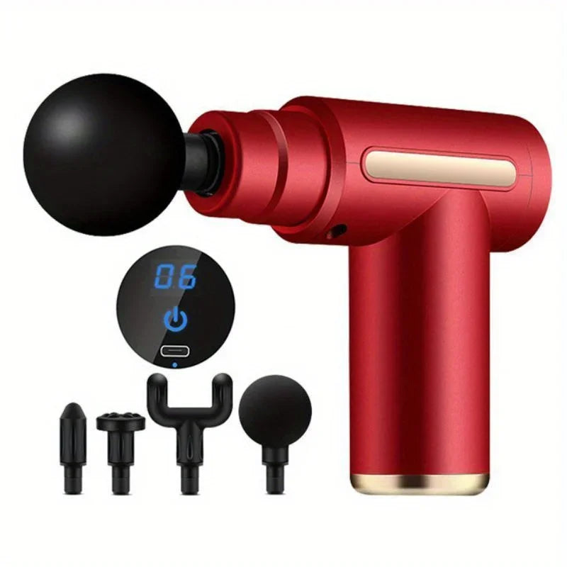 Percussion Massage Gun — Deep Tissue Relief with LED Touch Screen