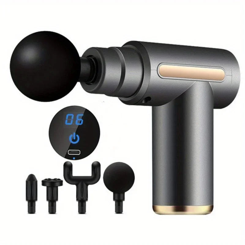 Percussion Massage Gun — Deep Tissue Relief with LED Touch Screen